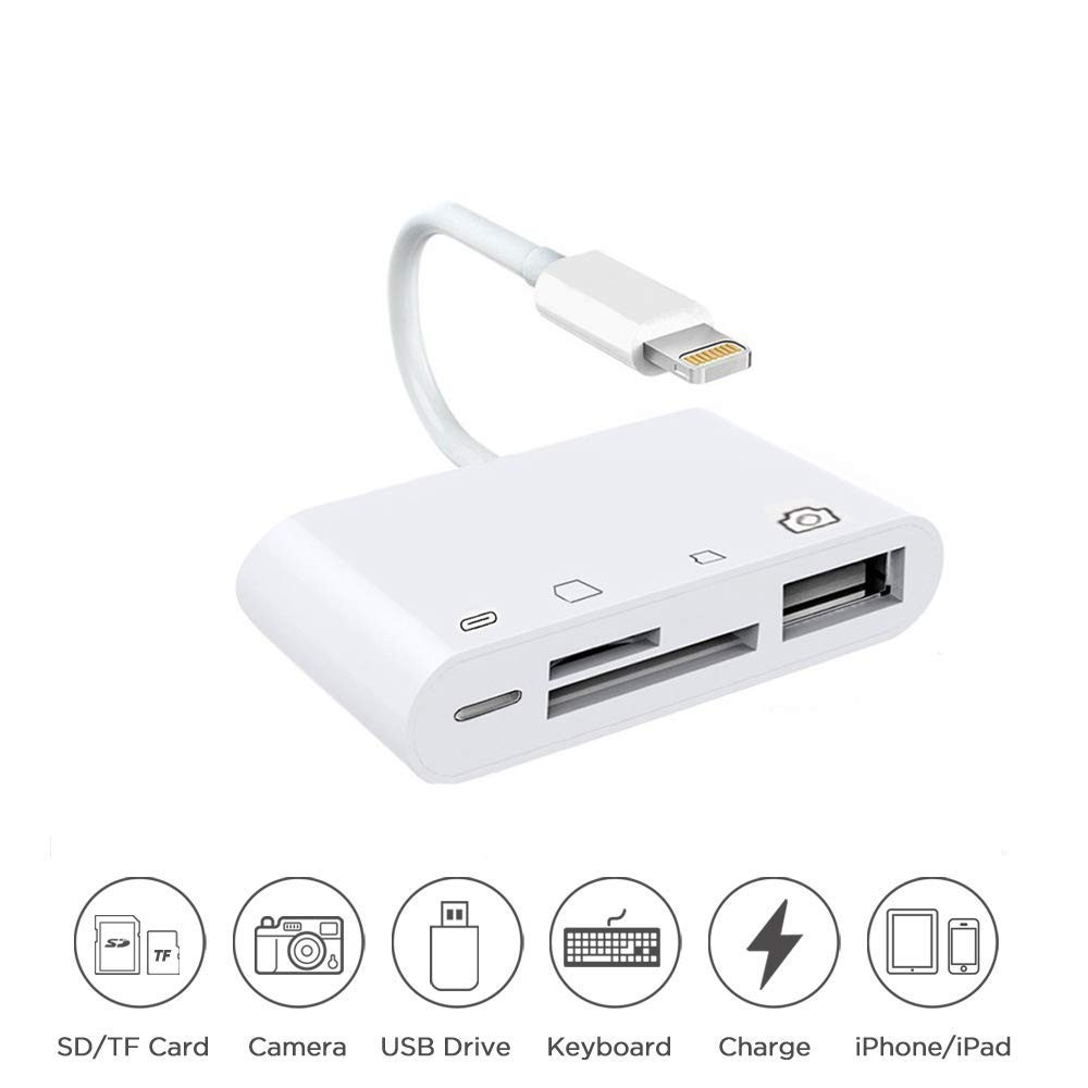 Iphone Sd Tf Usb Otg Camera Connection Kit Sd Card Reader Shopee Philippines
