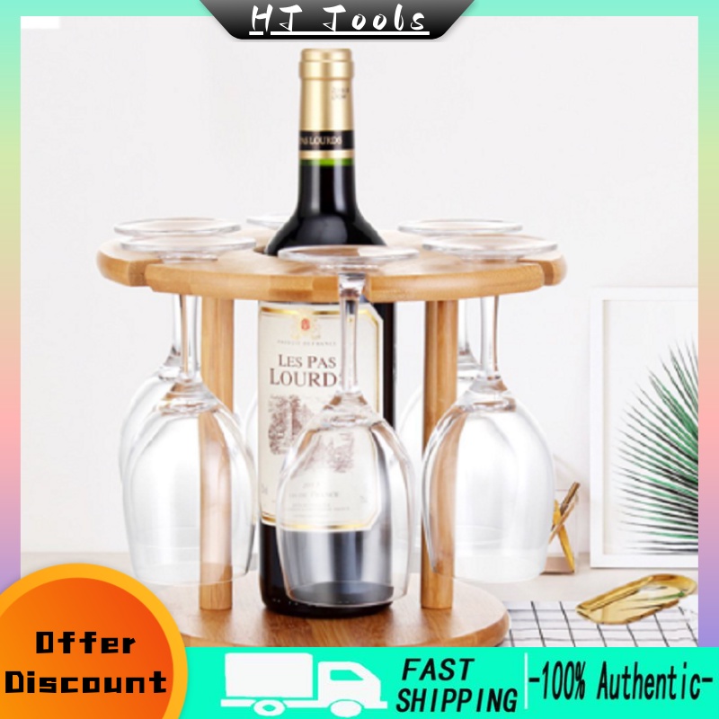 Wine rack Foldable Wooden Wine Bottle Holder Wine Shelves Holds ...