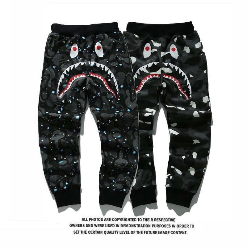 shark mouth sweatpants