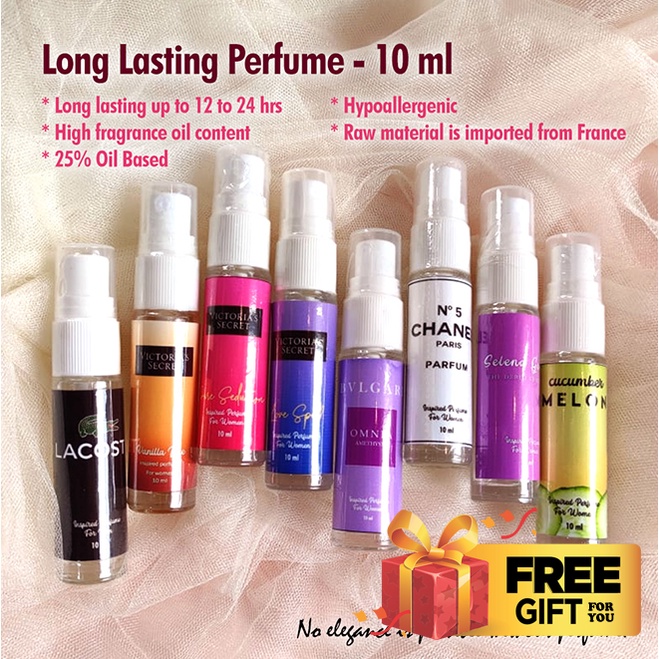 55 Best Selling Long lasting perfume 10ml. COD Available! Shopee Philippines