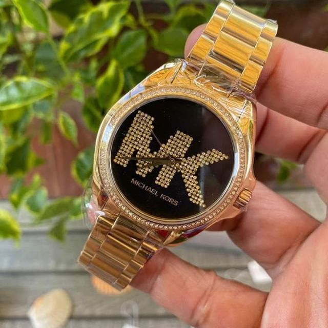 michael kors mk logo watch