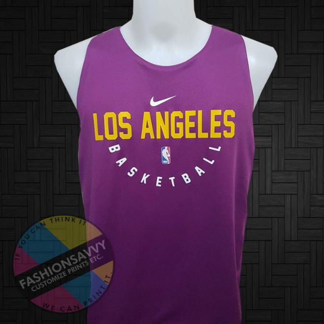 lakers reversible practice jersey