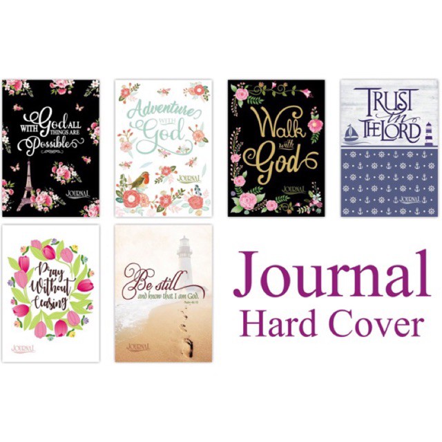 Hardcover Journal Notebook Lined Bible Verse Inspirational Shopee