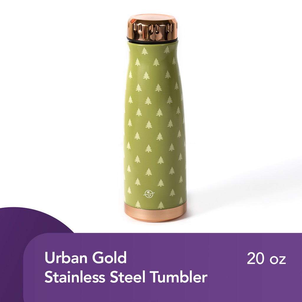The Coffee Bean & Tea Leaf® Urban Gold Stainless Steel Tumbler Shopee