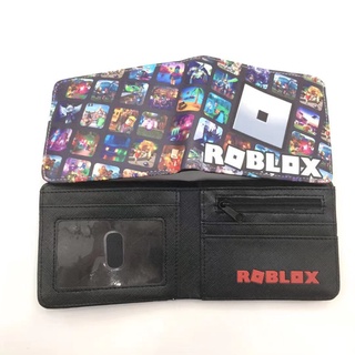 R ROBLOX Short Wallet PU Material Half Fold Leather Card Holder Coin Purse Game Merchandise #6