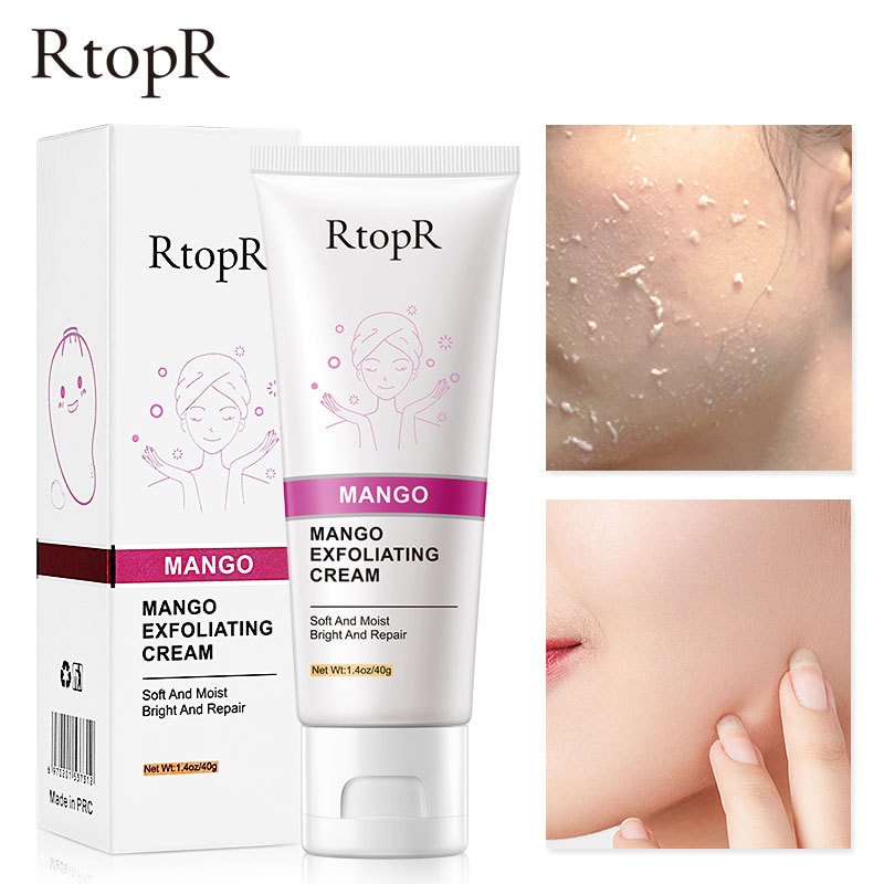 Rtopr Skin Care Face Exfoliating Cream Whitening Moisturizer Repair Facial Scrub Skin Cleaner 