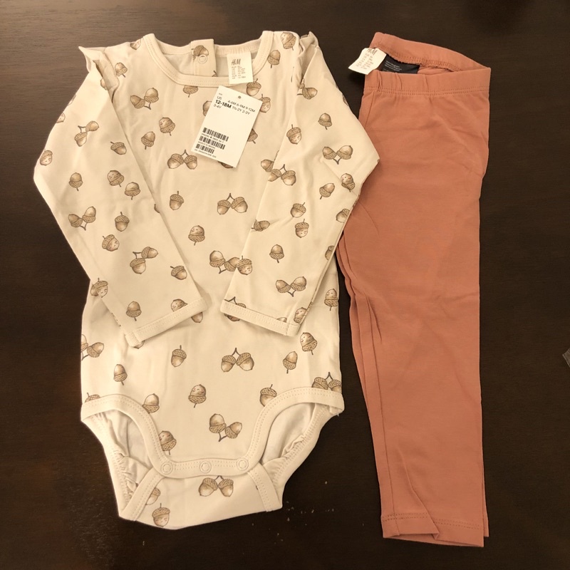 Authentic H&M bodysuit & leggings set Shopee Philippines