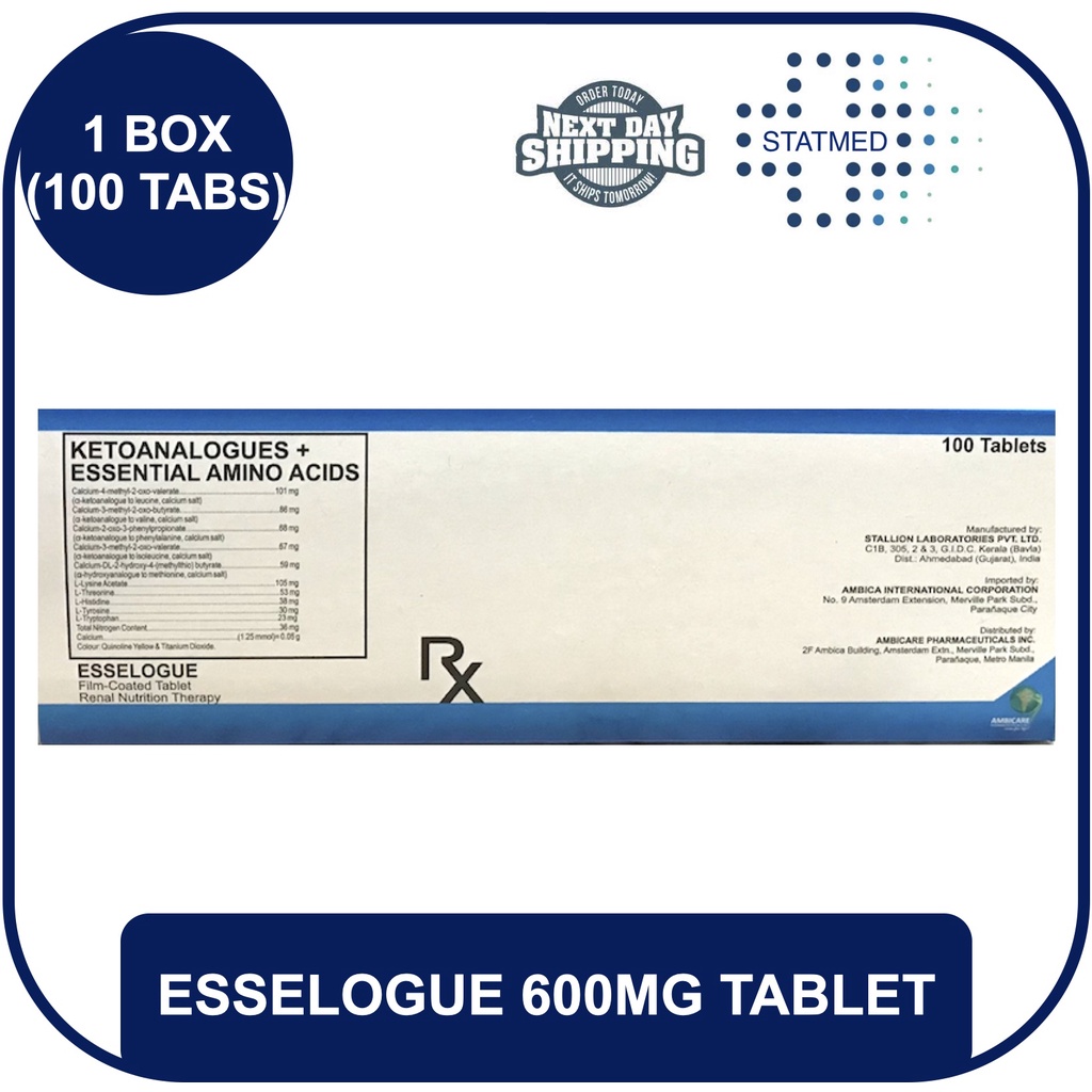 Ketoanalogues + Amino Acids Tablet [50 & 100 tabs] Exp dateJan 2024