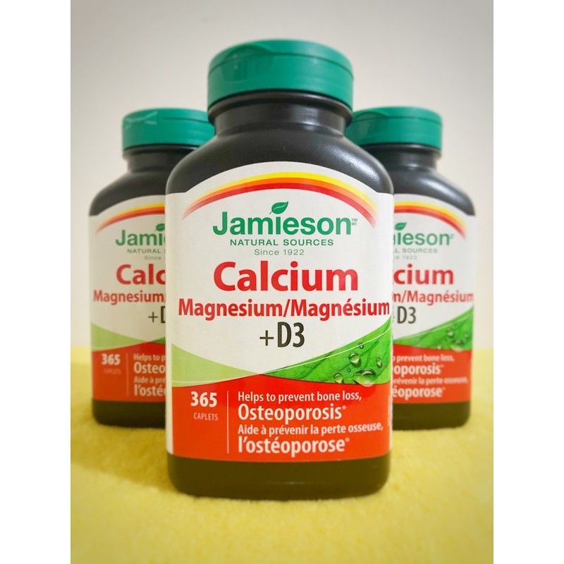 [CLEARANCE] Jamieson Calcium Magnesium With Vitamin D3, 365 Tablets ...