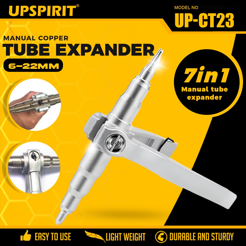 UPSPIRIT 7 in 1 Manual Copper Tube Expander Hand Expanding Tool Air