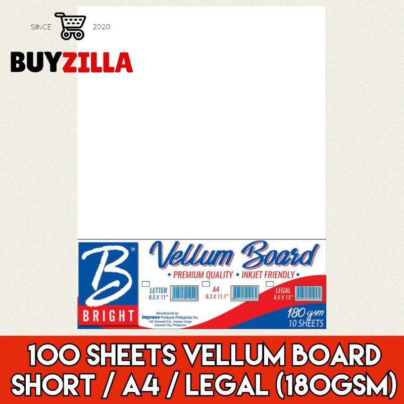vellum board Best Prices and Online Promos Jan 2023 Shopee Philippines
