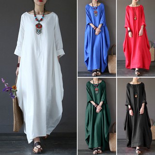 batwing sleeve maxi dress