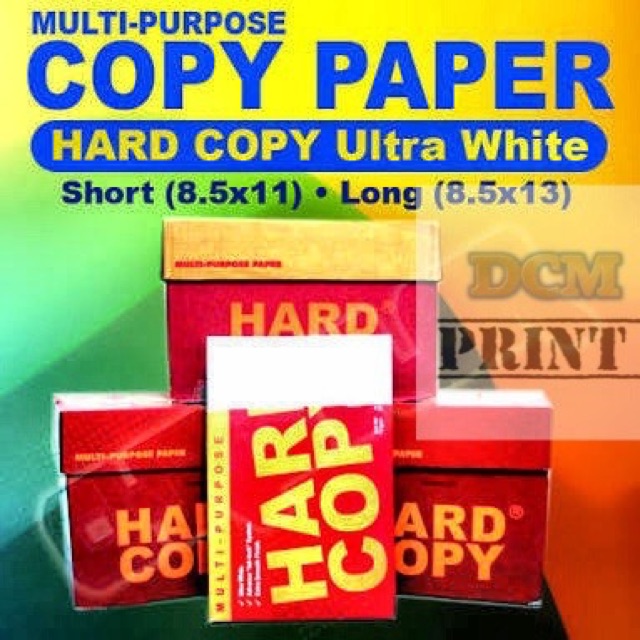 Hardcopy Bondpaperbond Paper Ultra White Shopee Philippines 2495
