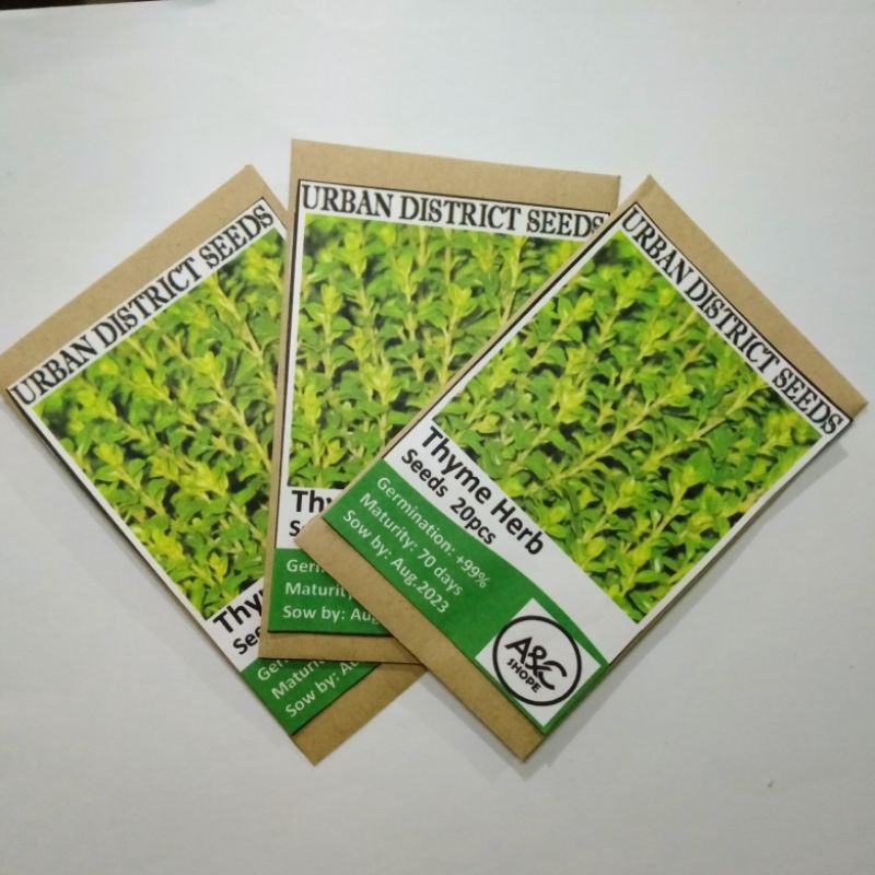 Thyme Herb 20 Seeds HIGH GERMINATION Shopee Philippines