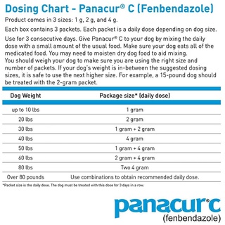 (ON HAND) Panacur C Canine Dewormer (Fenbendazole) Yellow 1 Pack (3 Sachet) #6