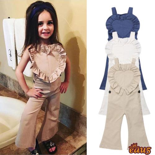 baby bell bottom overalls