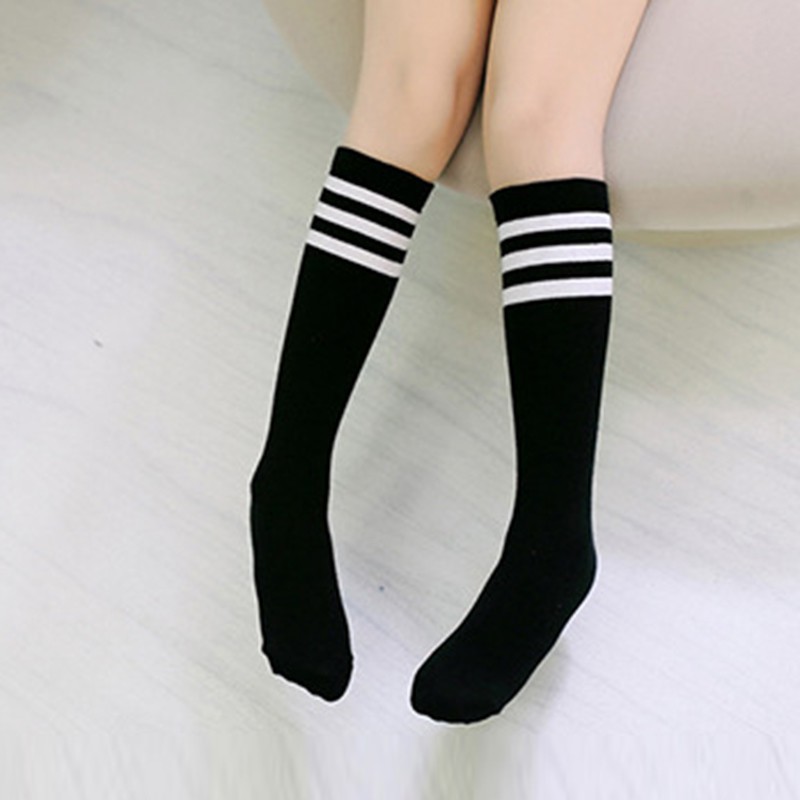 baby black knee high socks