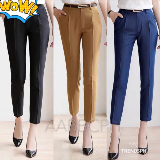 COD WOMEN OFFICE SLACKS SKINNY PANTS 2 