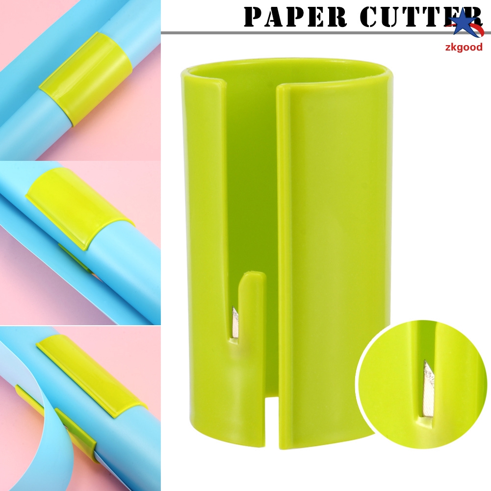 1 Pcs Wrapping Paper Cutter Sliding Roll Prefect Line Every Single Cutting Tool
