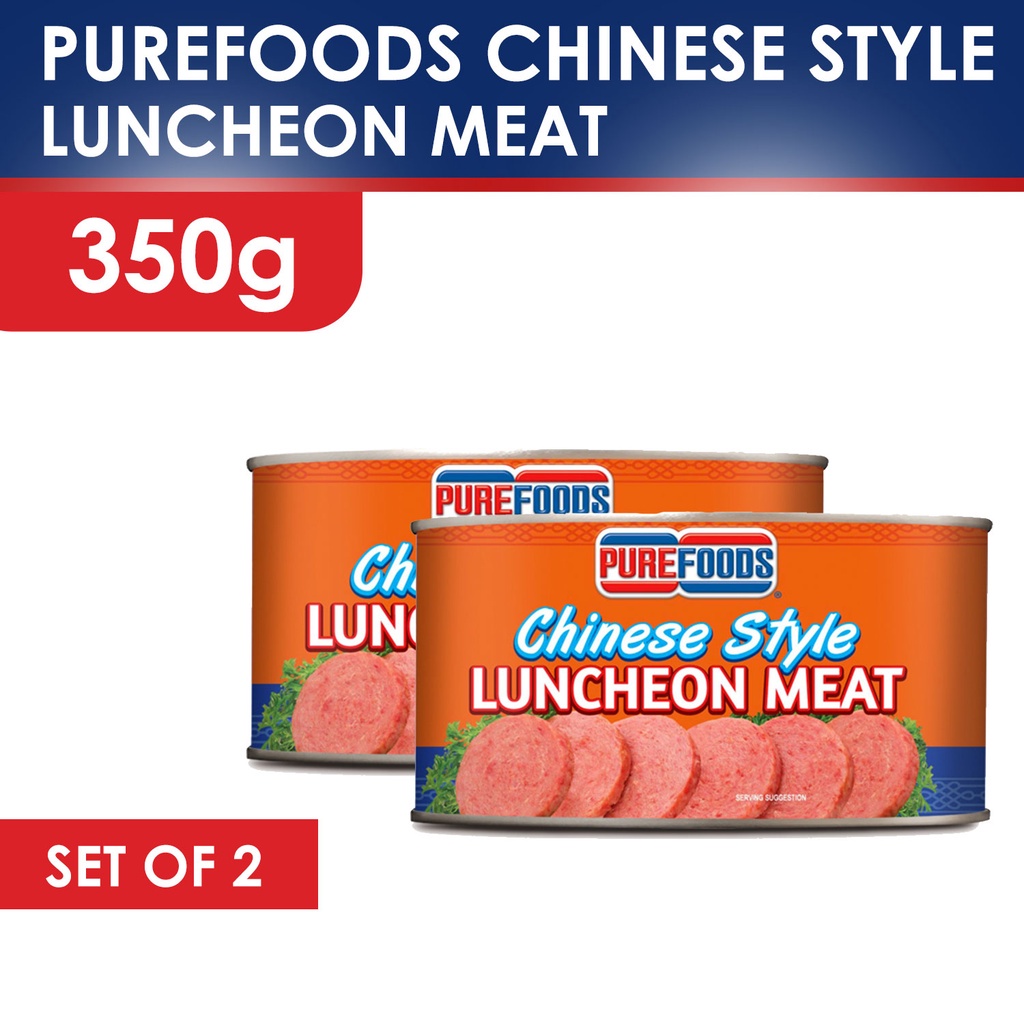 Purefood Chinese Style Luncheon Meat 350g Shopee Philippines