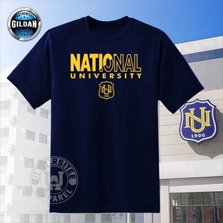 National University Bulldogs NU Shirts  UAAP  T Shirt Cotton unisex baseketball fashion BLACK tops #5