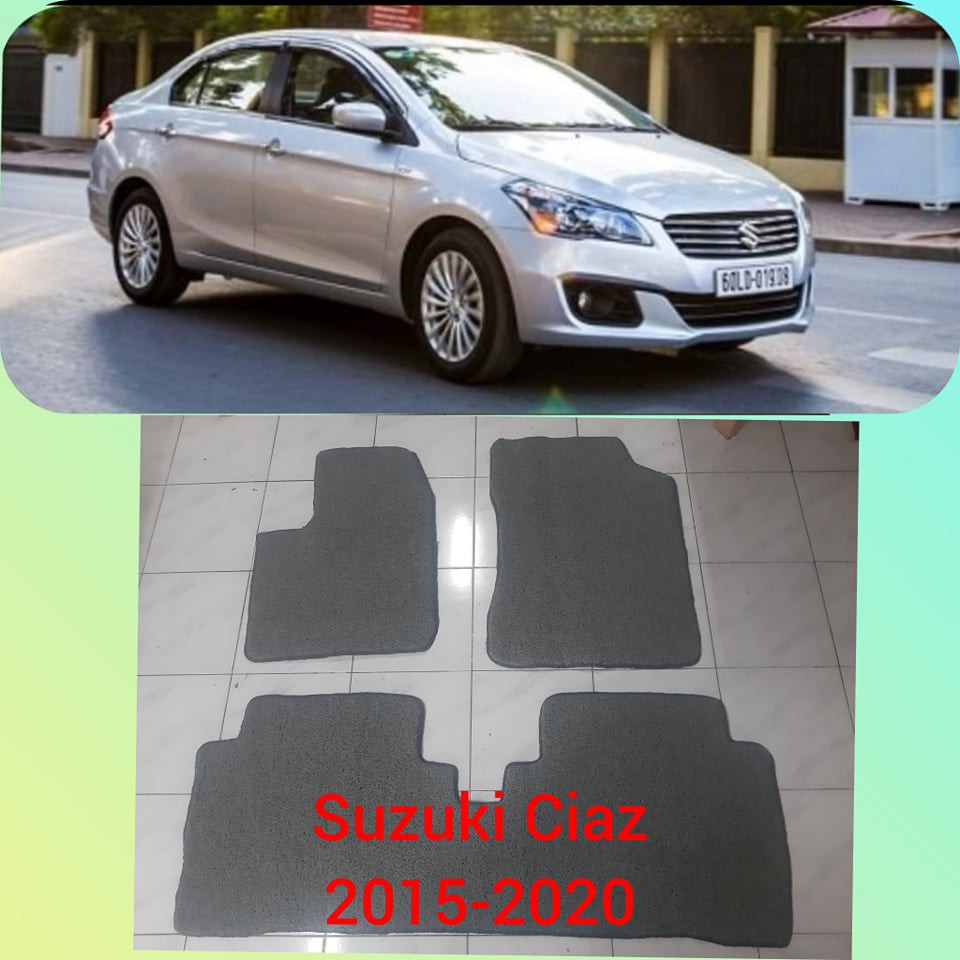 Suzuki Ciaz 20152020 nomad rubber car mat with piping Ciaz custom fit
