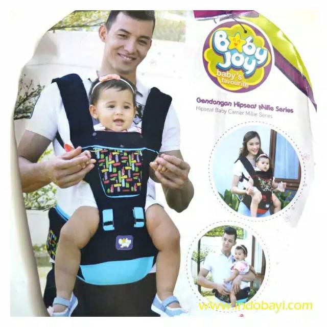 READY BANDUNG SNOBBY BABY CARRIER HIPSEAT CARRIER FRONT CARRIER KANGAROO CARRIER 6 POSITION BABY CARRIER snobby line series Hipseat carrier snooby front carrier — view 6