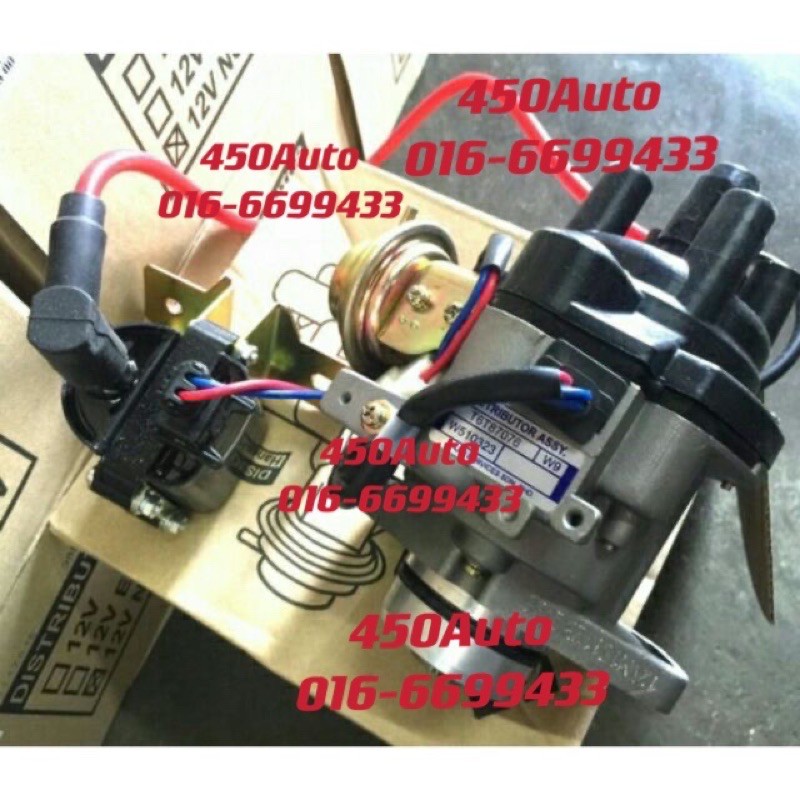 WIRA Saga 12v Iswara NGV RACING Distributor + Big Coil Out 4G13 4G15 Carburetor 1PCS Shopee
