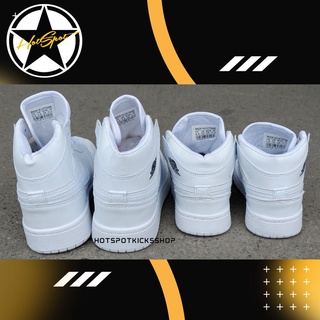 aj 1 mid all white