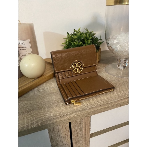 Tory Burch Miller Medium Flap Trifold Wallet | Shopee Philippines