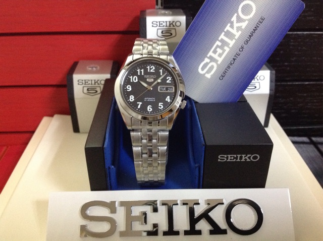 Seiko 5 SNK381 Automatic Steel Watch Black Dial SNK381K1 | Shopee  Philippines