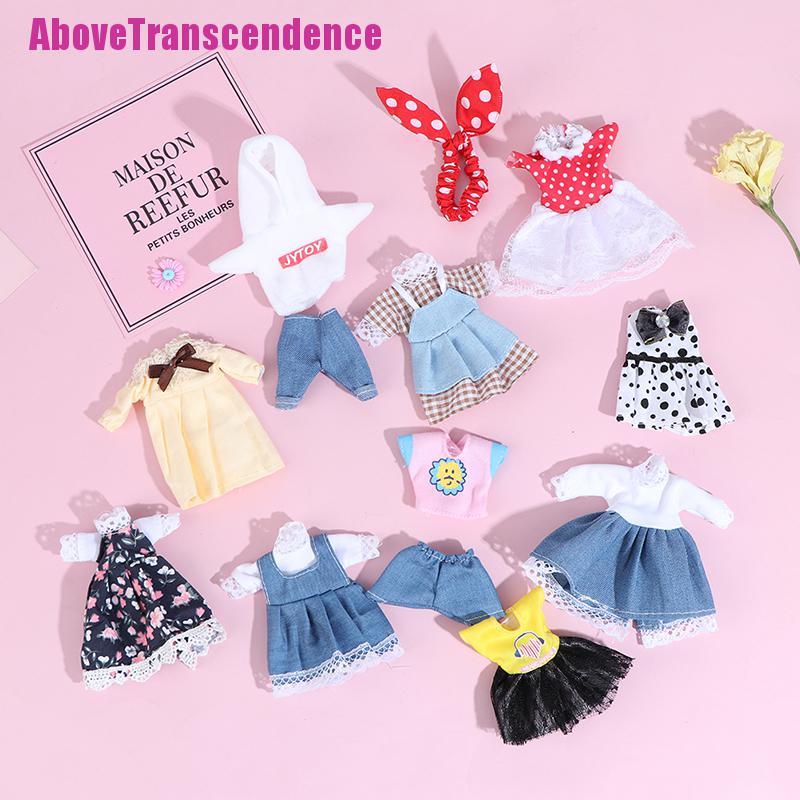 Details about   1:8 Dollhouse Mini Doll Clothes Skirt Suit Children DIY Dolls Dress Girls Gift