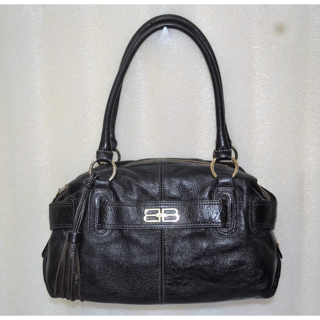 balenciaga black leather bag