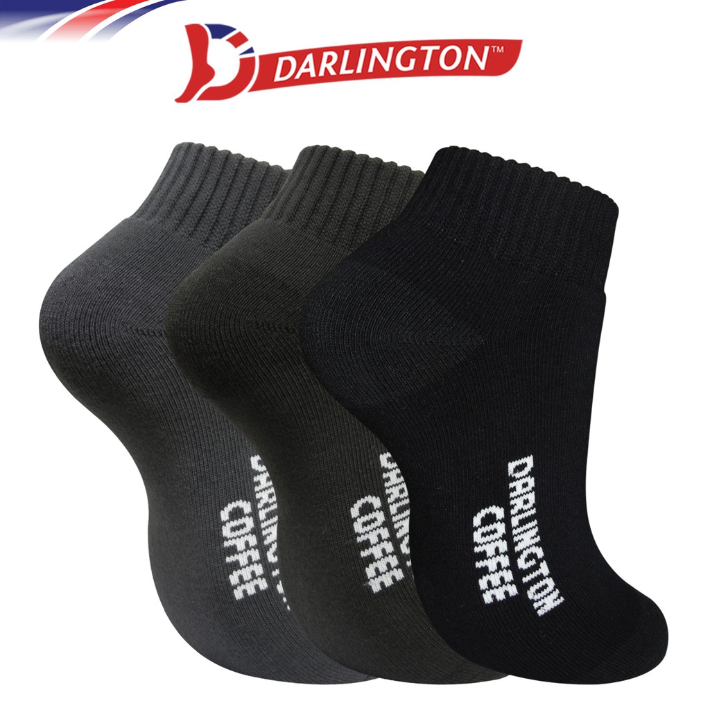 Darlington Coffee Men's Sports Thick Cotton Ankle Socks 960666 Set of