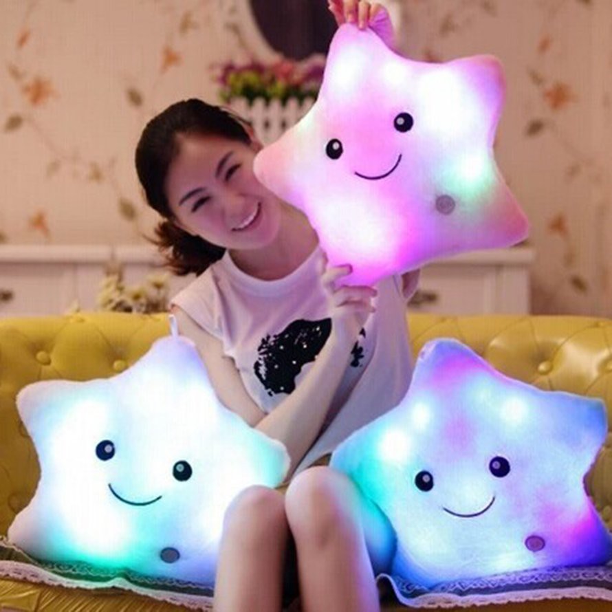 LED Light Cushion Plush Pillow Toy 