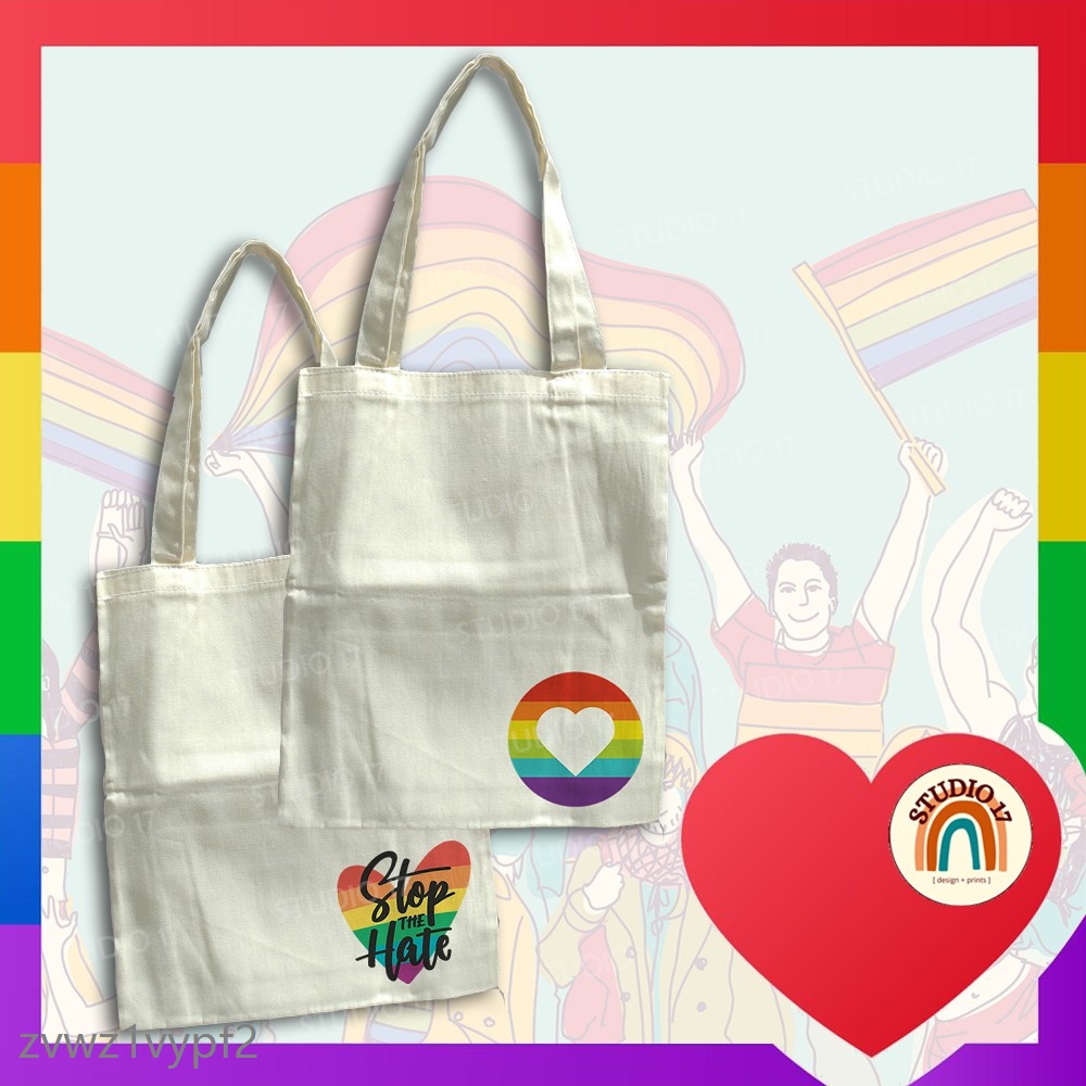 Pride Collection Love Wins Pride Month Lgbtq Merch Canvas Tote Bag Shopee Philippines 7256