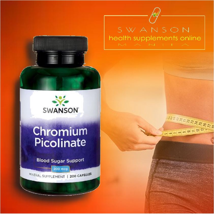 Swanson Chromium Picolinate 200 mcg 200 Caps Shopee Philippines