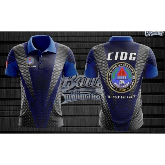 CIDG Criminal Investigation And Detection Group Shirt Full Sublimation ...