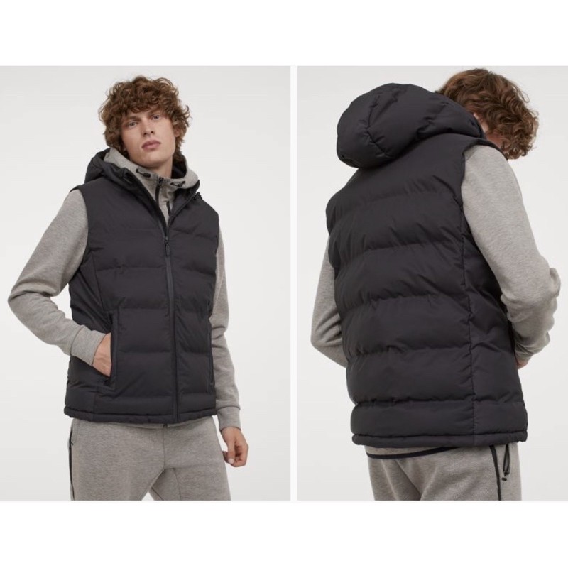 h and m puffer vest