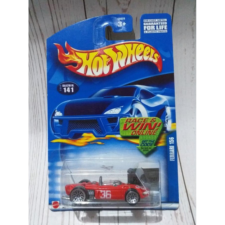 Best Product) Hot Wheels Ferrari 156 Red Tampo 36 (rare) | Shopee ...