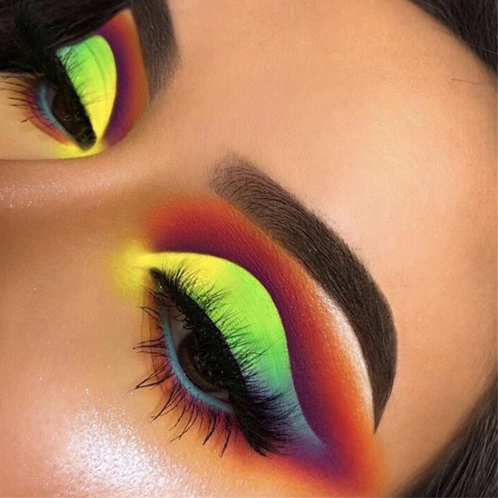 neon eyeshadow