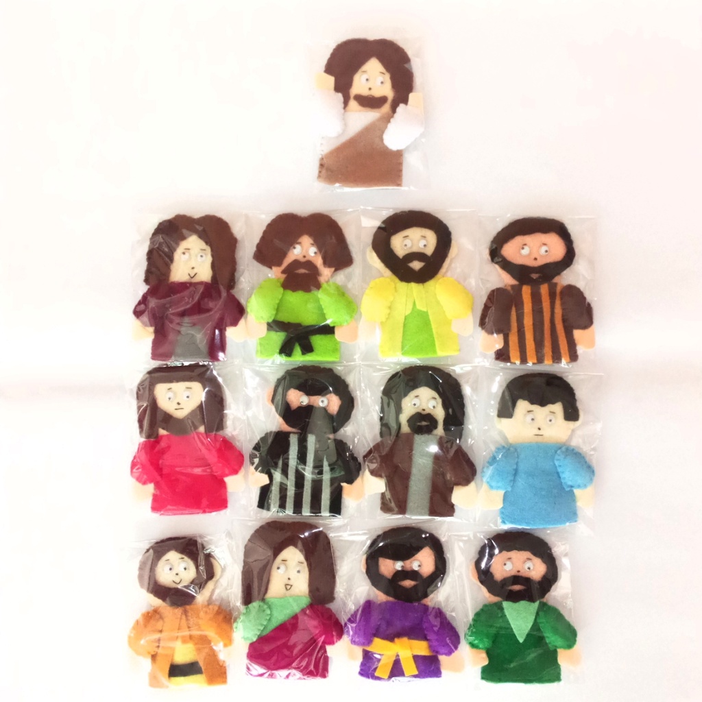 Spiritual Finger Puppets set (Jesus + 12 Students) Shopee Philippines