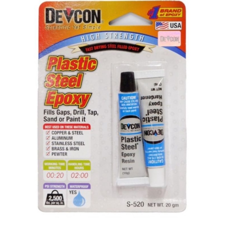 Devcon Plastic Steel Epoxy 20g Shopee Philippines