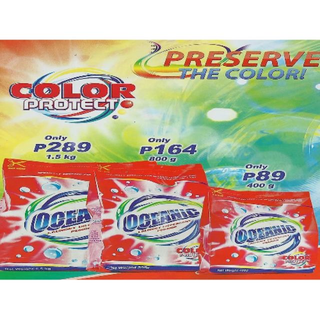 Oceanic Laundry Detergent Powder Shopee Philippines