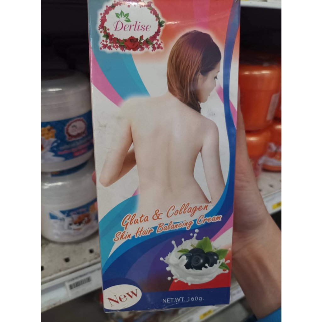Derlise Bleaching Products Skin Color Cream Hair Available In 6 Formulas 160 G.