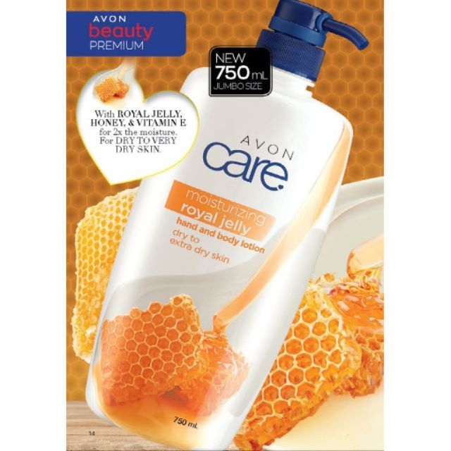 Avon Care Moisturizing Royal Jelly Hand And Body Lotion 750ml. Shopee