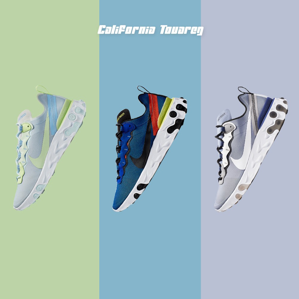 women's nike react element 55 casual shoes