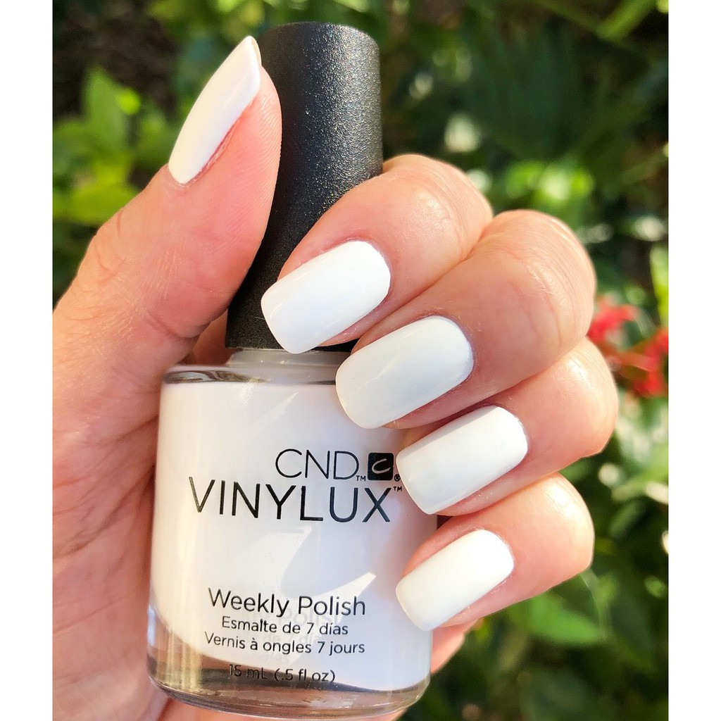 Classic White Nail Polish CND Cream Puff French Tips Manicure Regular Polish  | Shopee Philippines