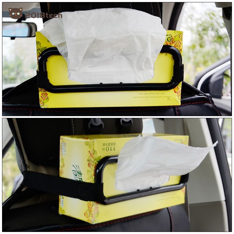 Car Sun Visor Chair Back Tissue Box Cover Car Hanging Tissue Box Holder Tech Shopee Philippines