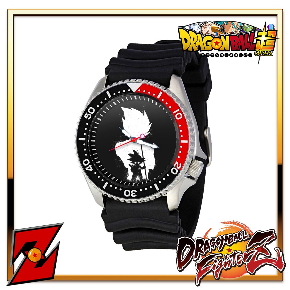 Son Goku Chibi Saiyan Cute Black White Dragon Ball Watch Shopee Philippines